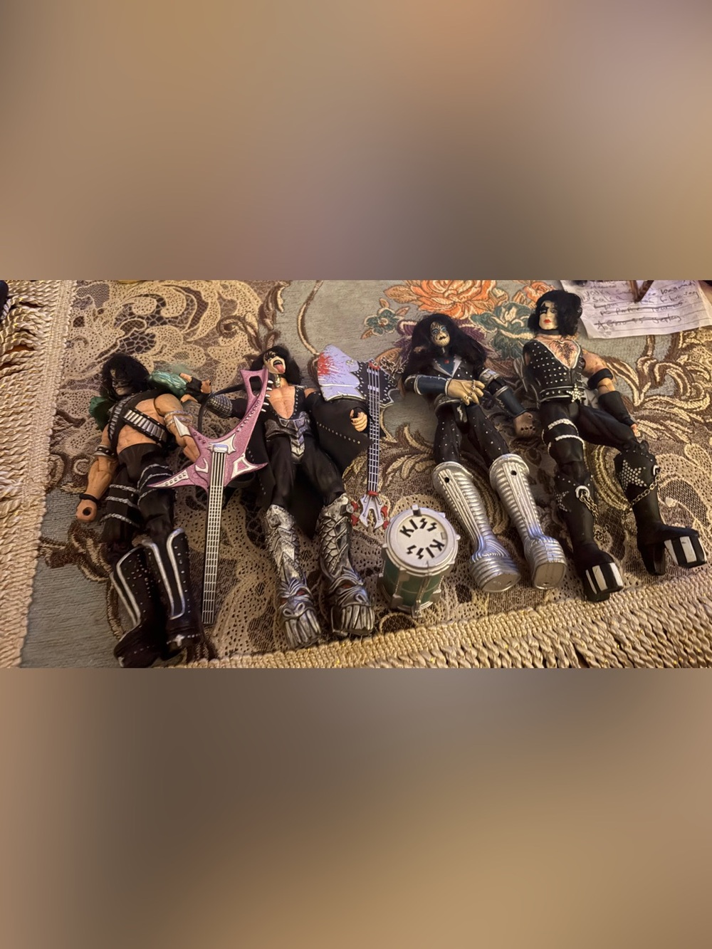4 pièce 1997 KIZZ figurines
